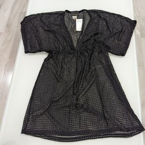 Jordan Taylor black mesh Coverup size large